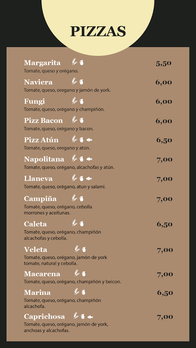 Menu Pizzeria La Parada-8